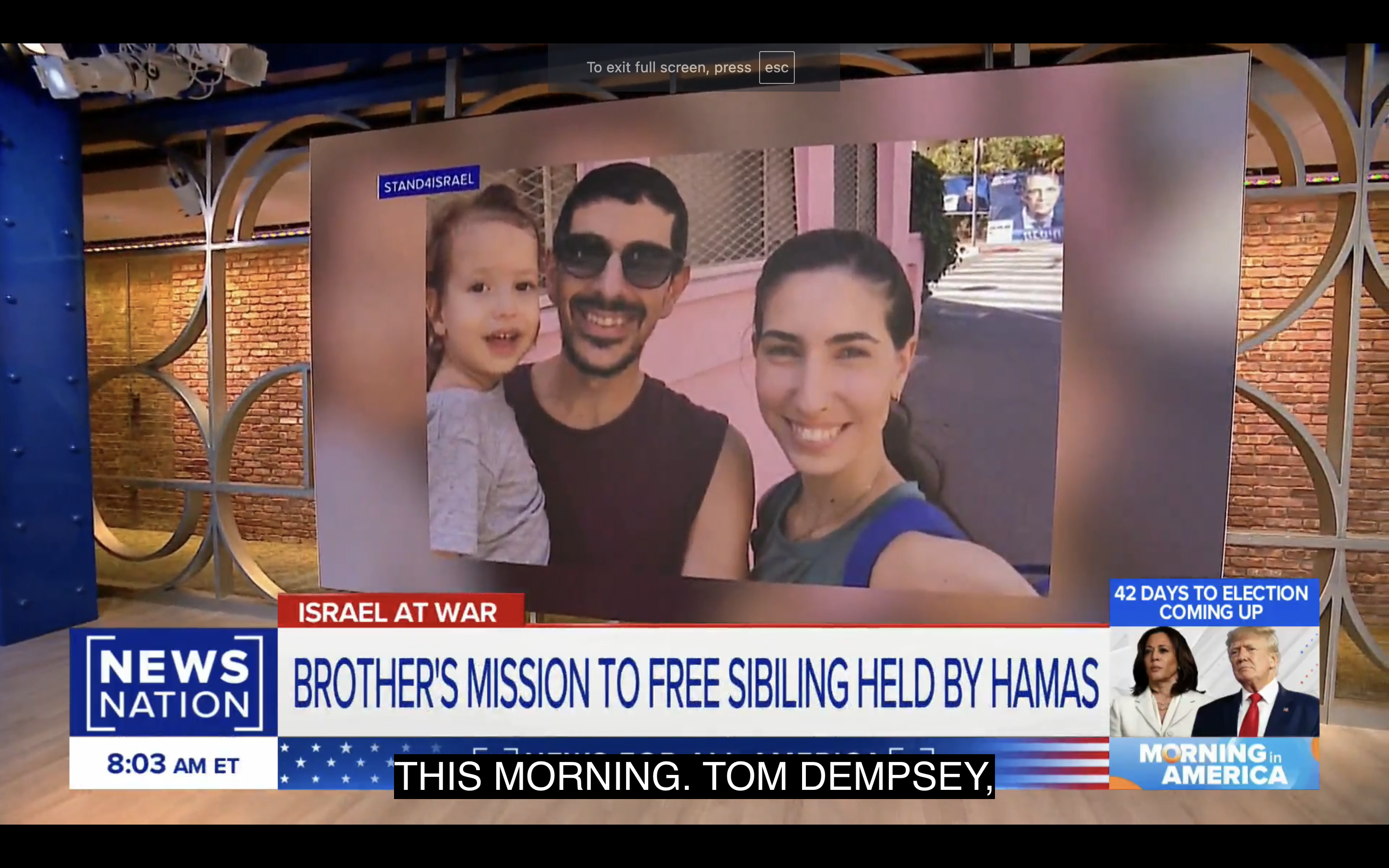 Everyone can do more to return hostages: Brother of Or Levy | Morning in America